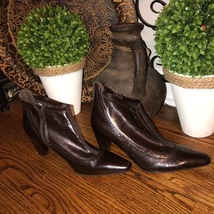 Franco Sarto leather booties